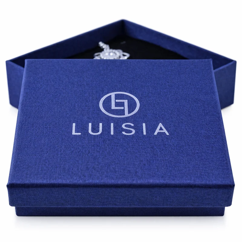 LUISIA® Halskette mit Perlen Anhänger und Premium Kristallen