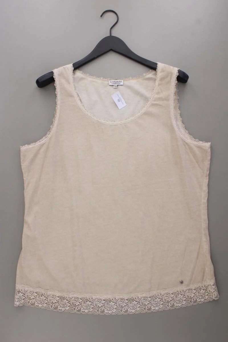 Gina Laura Trägertop Gr. XL creme