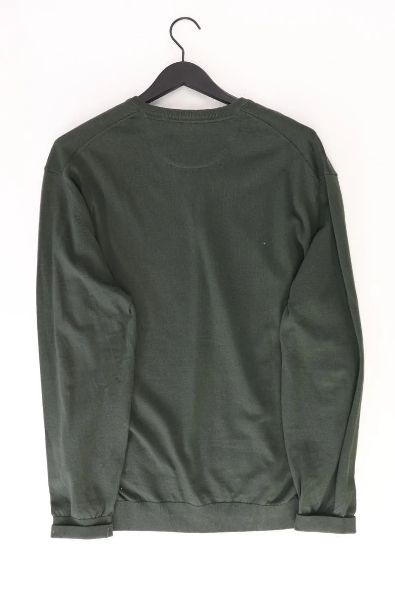 Bugatti Feinstrickpullover für Herren Gr. XXXL neuwertig olivgrün aus Baumwolle