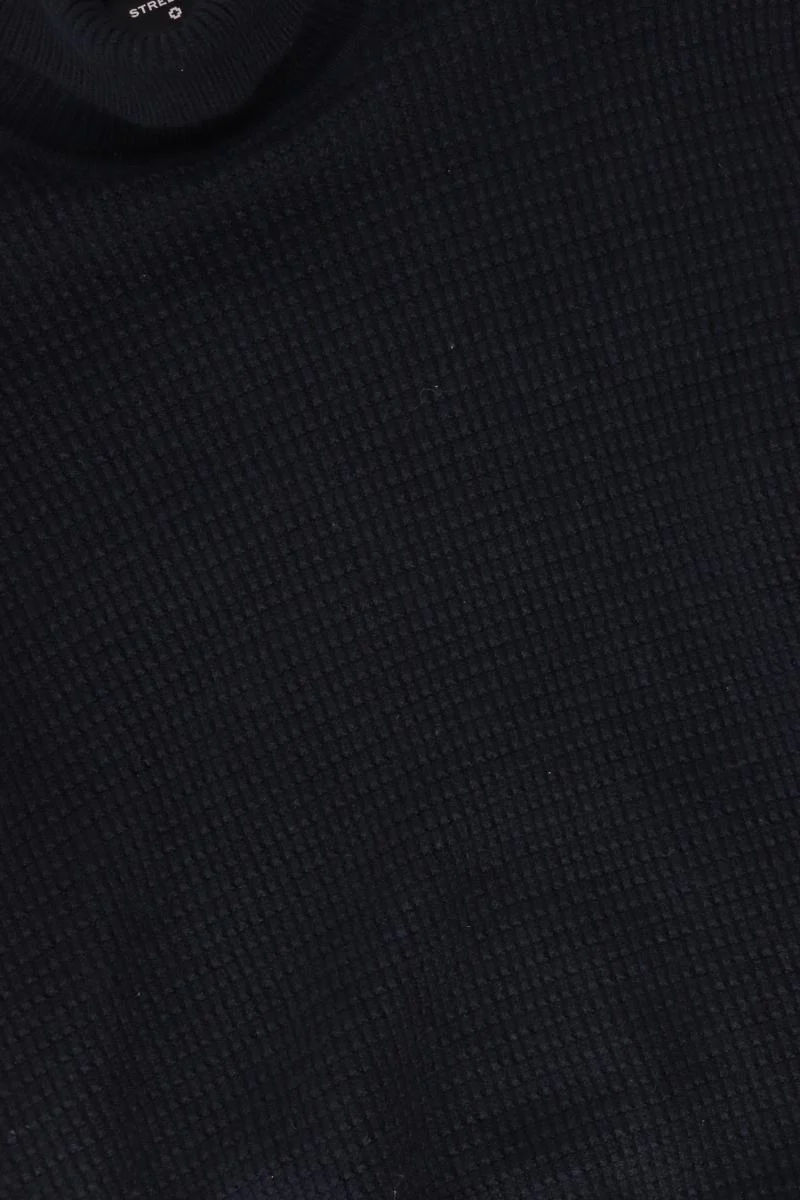 Strellson Rollkragenpullover für Herren Gr. L blau aus Polyacryl