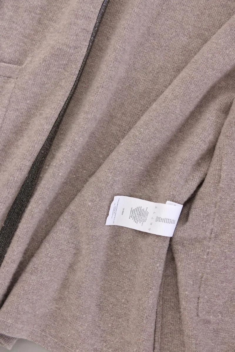 s.Oliver Black Label Strickjacke Gr. 40 Langarm braun aus Wolle