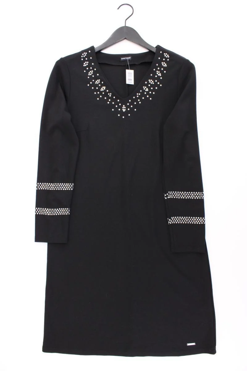 Bruno Banani Langarmkleid Gr. 42 schwarz aus Viskose