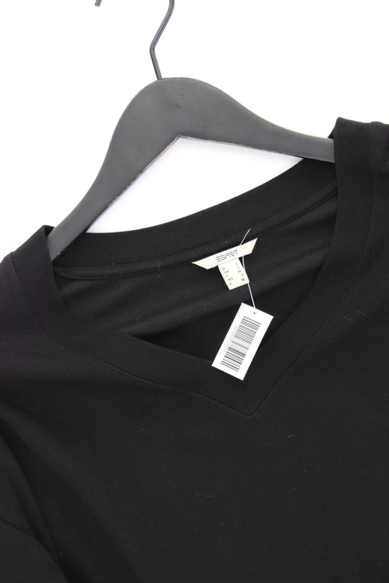 Esprit Langarmkleid Gr. L schwarz aus Viskose