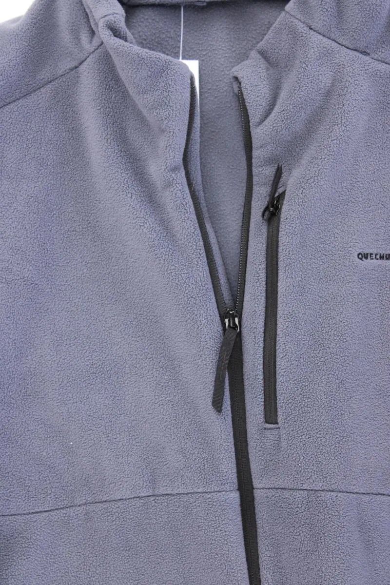 Quechua Fleecejacke für Herren Gr. XXXL neuwertig grau aus Polyester