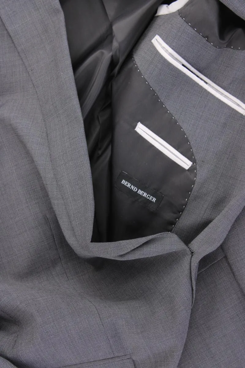 Bernd Berger Longsakko für Herren Gr. Langgröße 106 grau aus Polyester