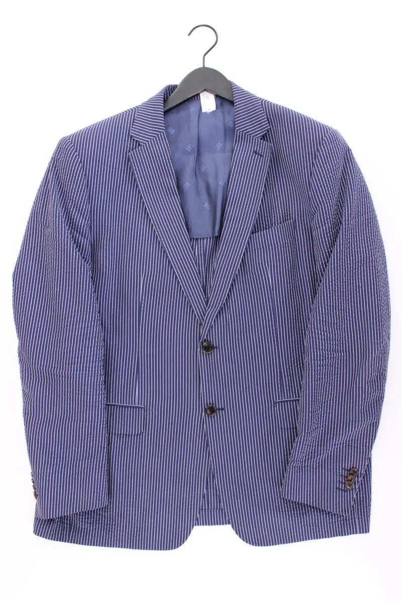 SØR Longsakko für Herren Gr. 56 gestreift blau aus Baumwolle