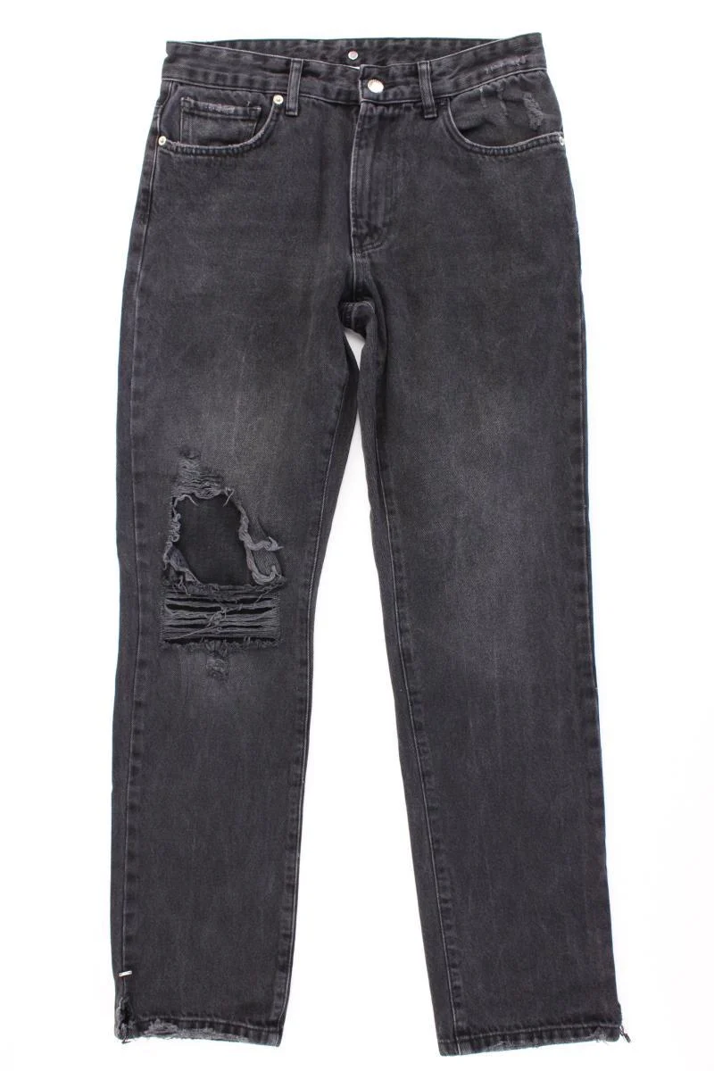 Askyurself Straight Jeans für Herren Gr. W30 grau aus Baumwolle