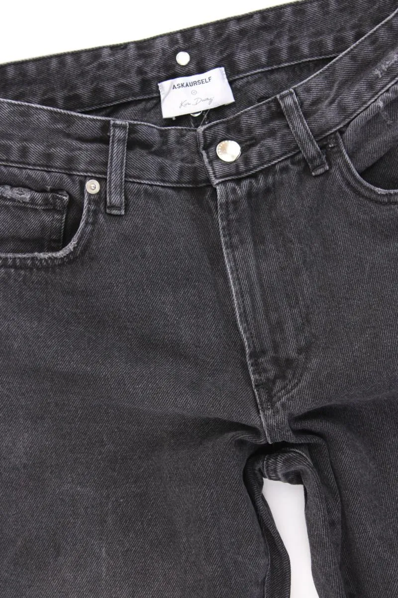 Askyurself Straight Jeans für Herren Gr. W30 grau aus Baumwolle