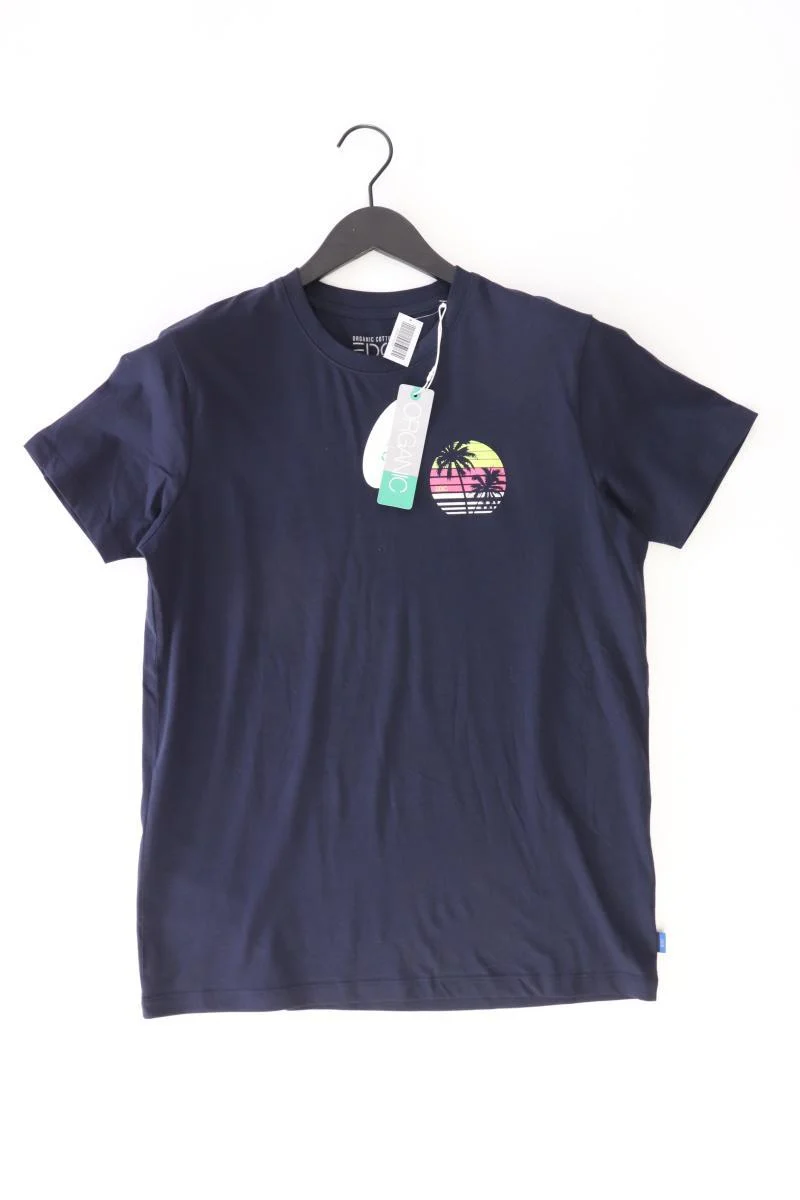 edc by Esprit T-Shirt für Herren Gr. S neu mit Etikett Kurzarm blau