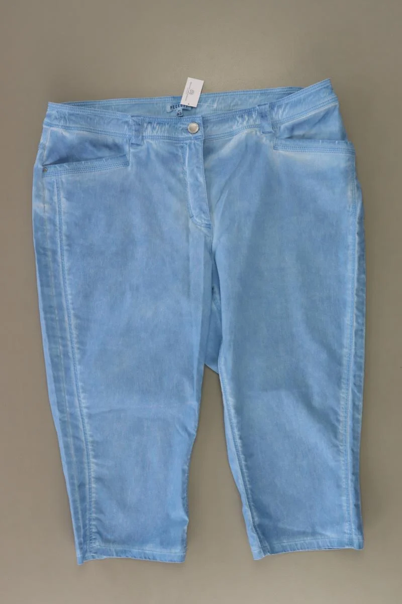 PECKOTT 3/4 Hose Gr. 44 blau aus Baumwolle
