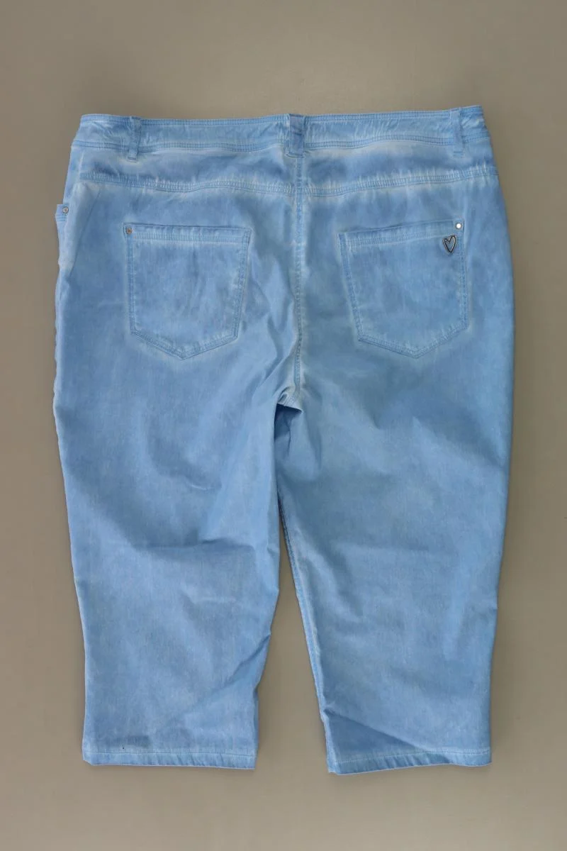 PECKOTT 3/4 Hose Gr. 44 blau aus Baumwolle