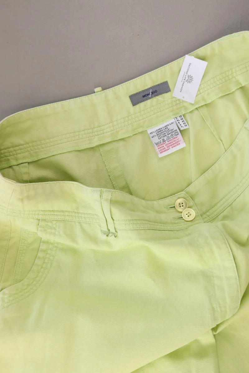 Montego Leinenhose Gr. 42 gelb