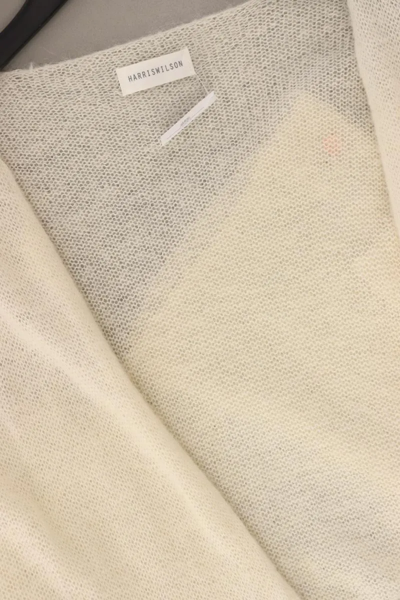 HARRISWILSON Strickjacke Modell Louise mit Alpaka Gr. 34 Langarm creme