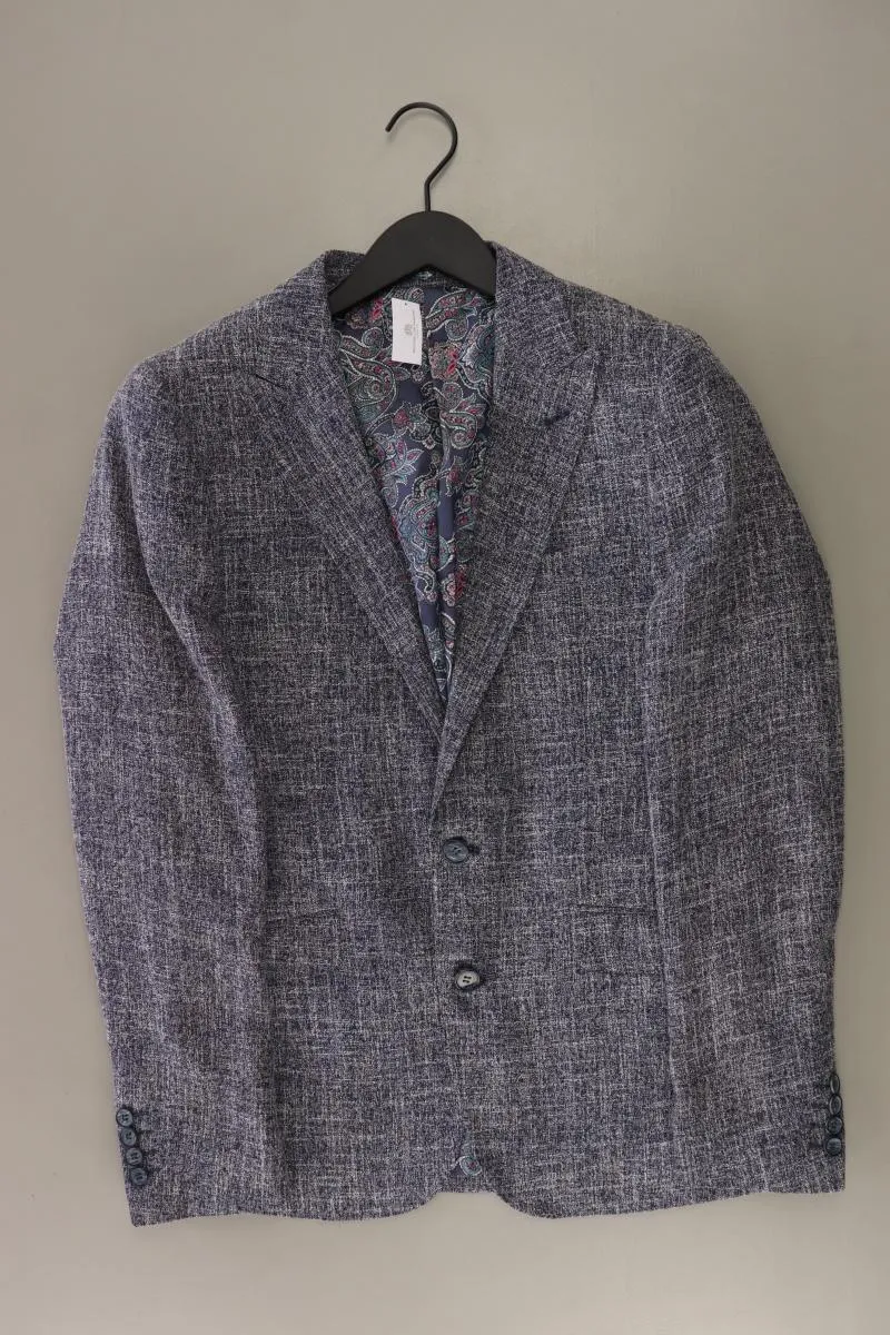 FERAUD PARIS Longsakko für Herren Gr. UK 38 (S) mit Gürtel blau aus Polyester