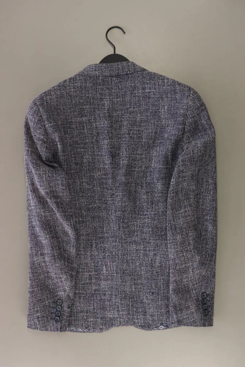 FERAUD PARIS Longsakko für Herren Gr. UK 38 (S) mit Gürtel blau aus Polyester