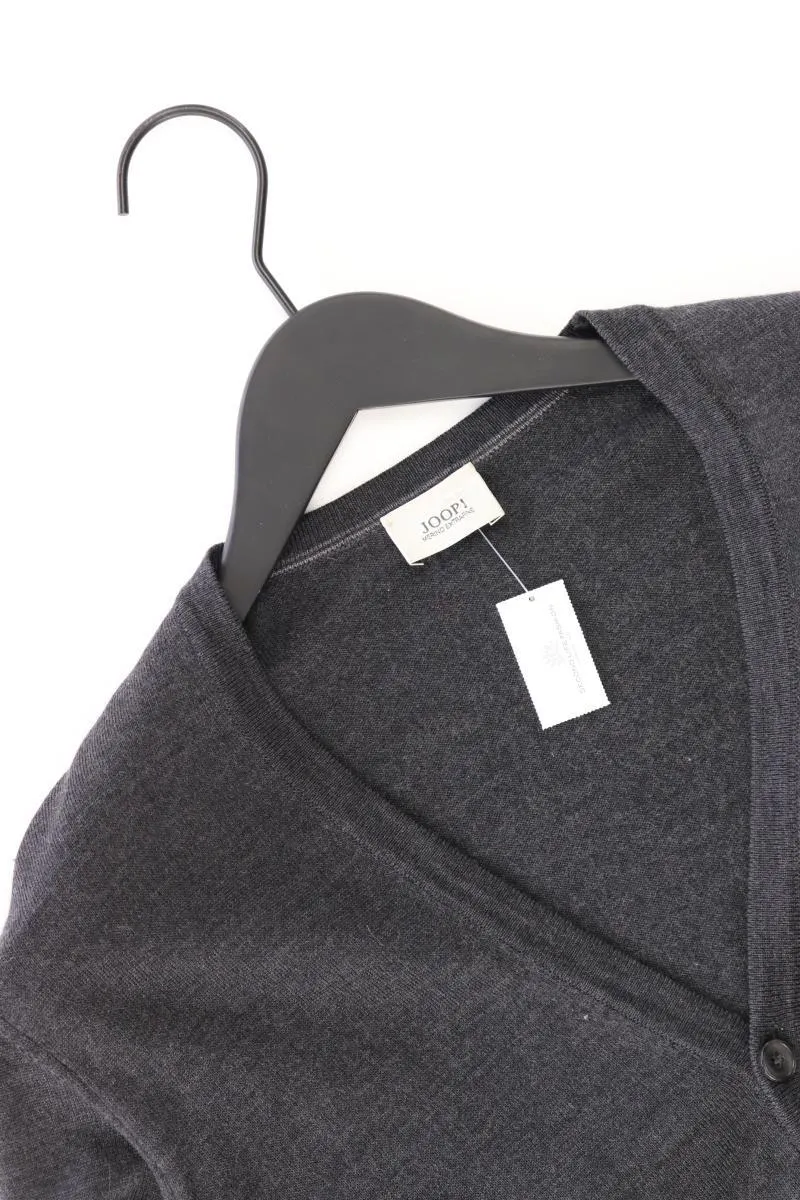 Joop! Strickjacke für Herren Gr. S Langarm grau aus Wolle