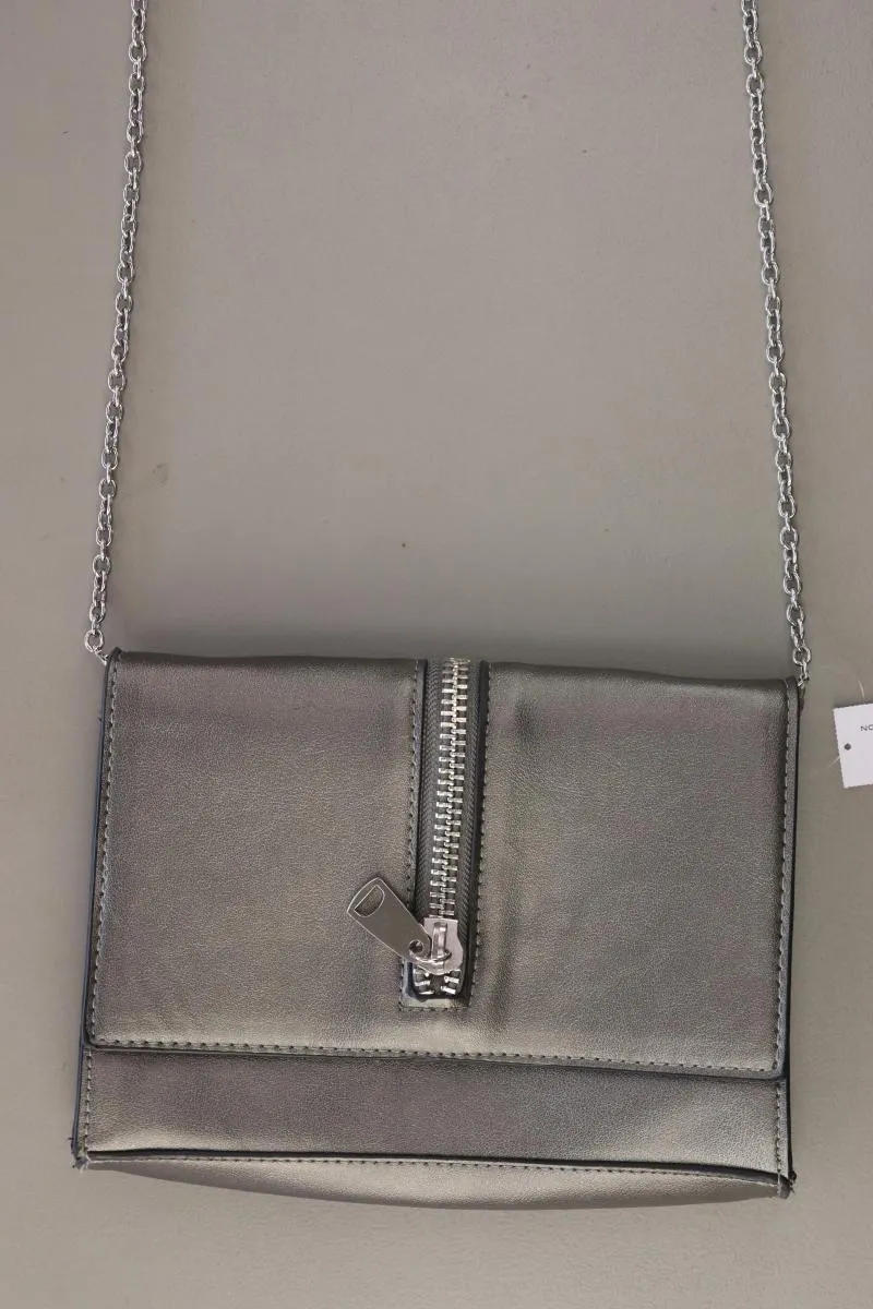 Pieces Umhängetasche silber aus Kunstleder