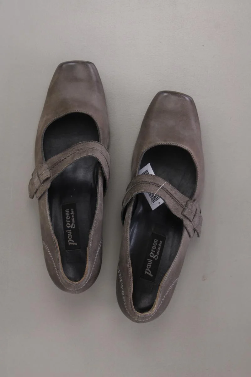 Gabor Pumps Gr. 39 grau aus Leder