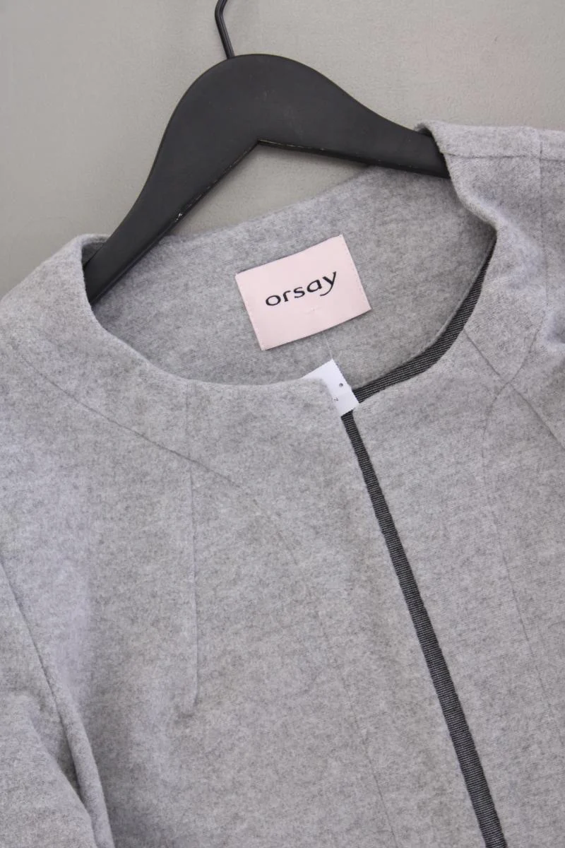 Orsay Übergangsmantel Gr. 42 neuwertig grau aus Polyester