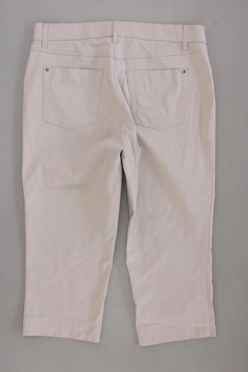 Sarah Kern 3/4 Hose Gr. 40 creme aus Viskose