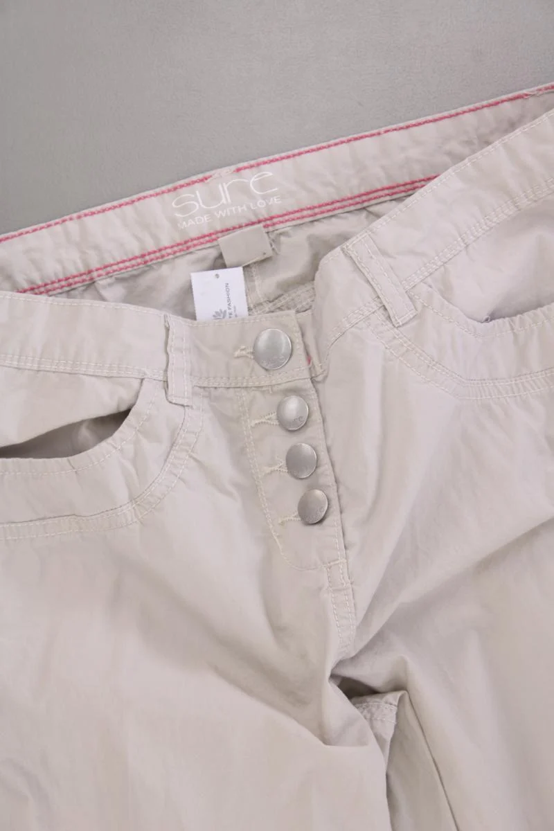 Sure 3/4 Hose Gr. M creme aus Baumwolle