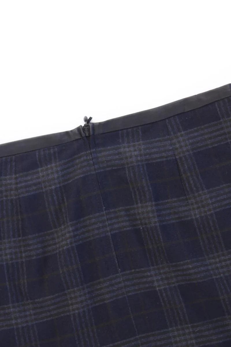 Montego Rock Gr. 36 kariert blau aus Polyester