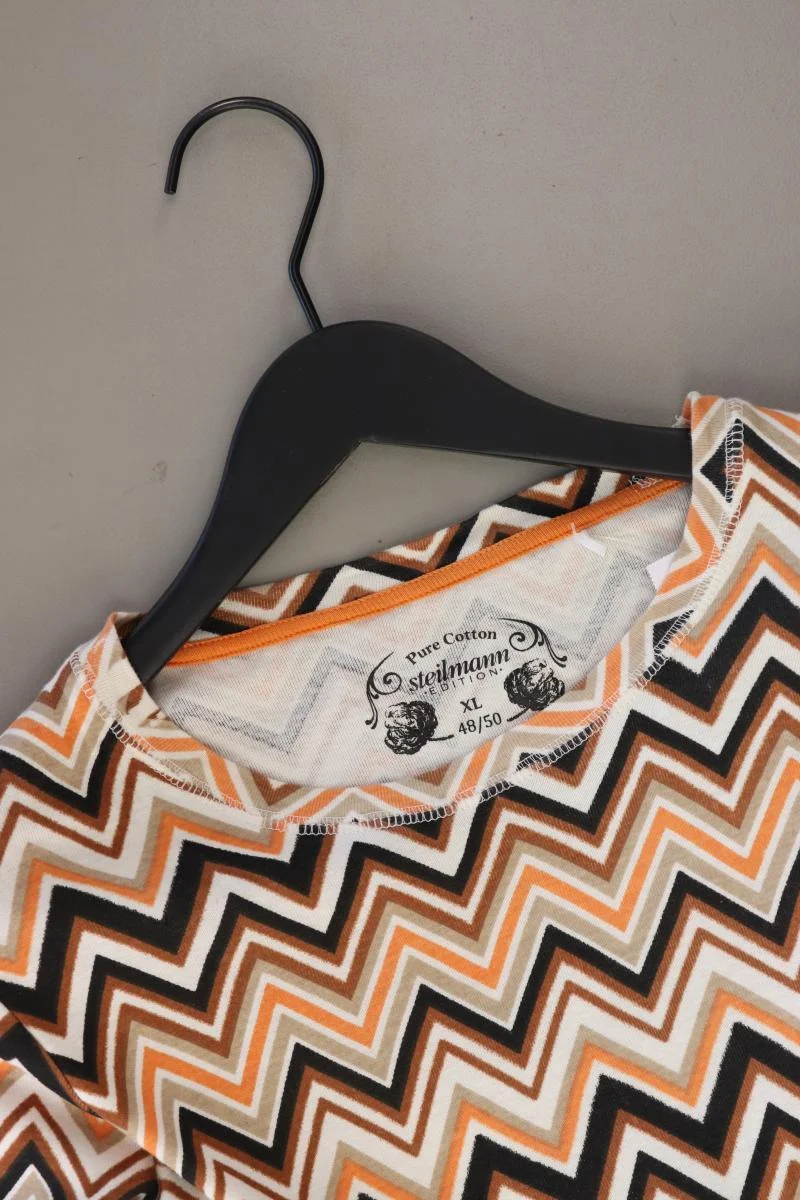 Steilmann Longsleeve-Shirt Gr. XL Langarm orange aus Baumwolle