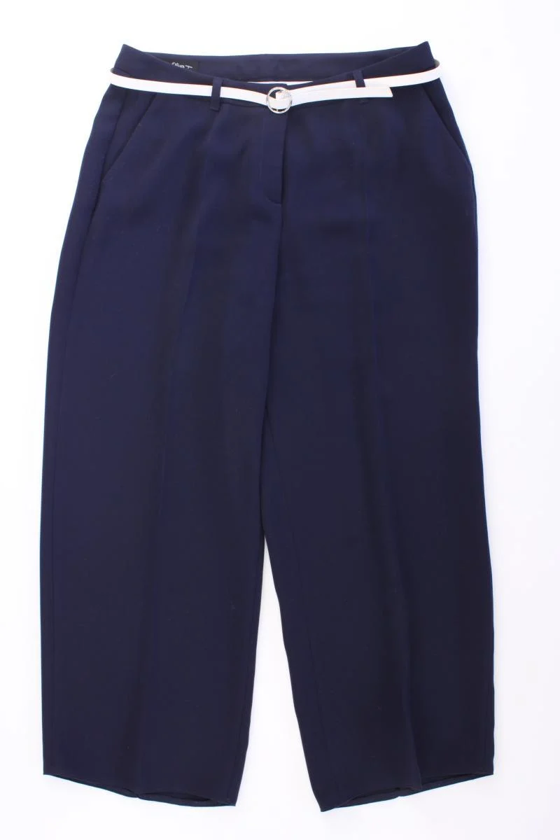s.Oliver Black Label Anzughose Gr. 36 neuwertig mit Gürtel blau aus Polyester