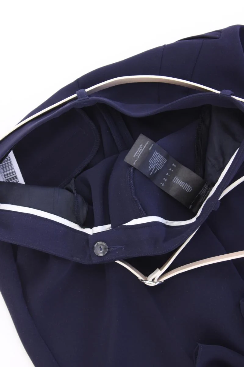 s.Oliver Black Label Anzughose Gr. 36 neuwertig mit Gürtel blau aus Polyester