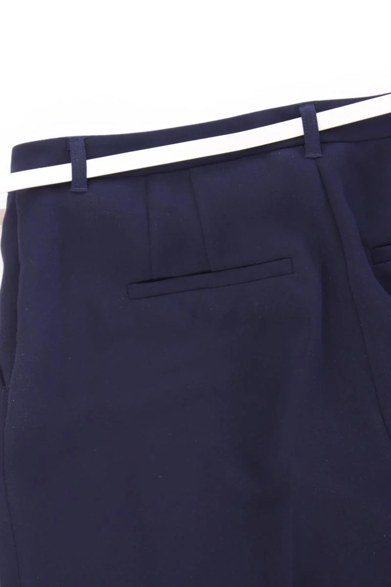 s.Oliver Black Label Anzughose Gr. 36 neuwertig mit Gürtel blau aus Polyester