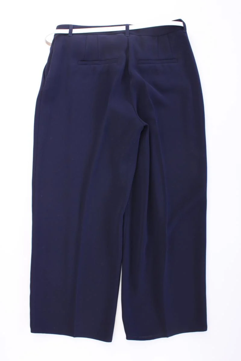 s.Oliver Black Label Anzughose Gr. 36 neuwertig mit Gürtel blau aus Polyester