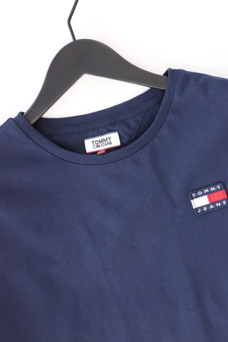 Tommy Jeans Longsleeve-Shirt Gr. L Langarm blau aus Baumwolle