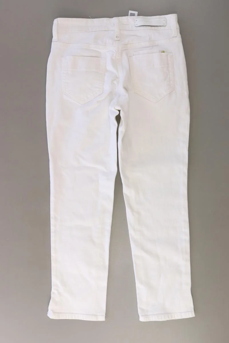 MAC Hose Gr. 34/L26 weiß aus Baumwolle