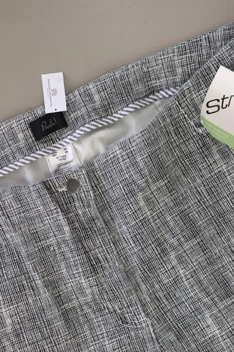 Paola Stretchhose Gr. 54 neu mit Etikett grau aus Baumwolle