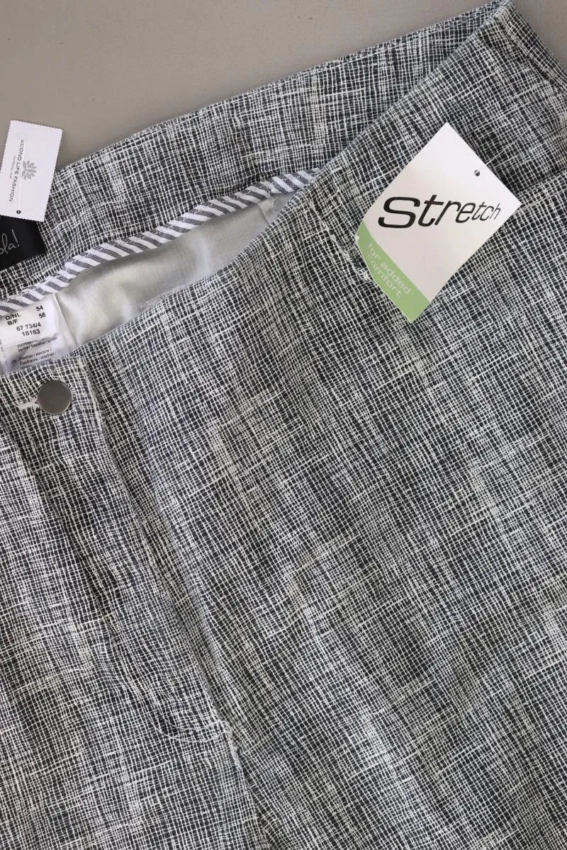 Paola Stretchhose Gr. 54 neu mit Etikett grau aus Baumwolle