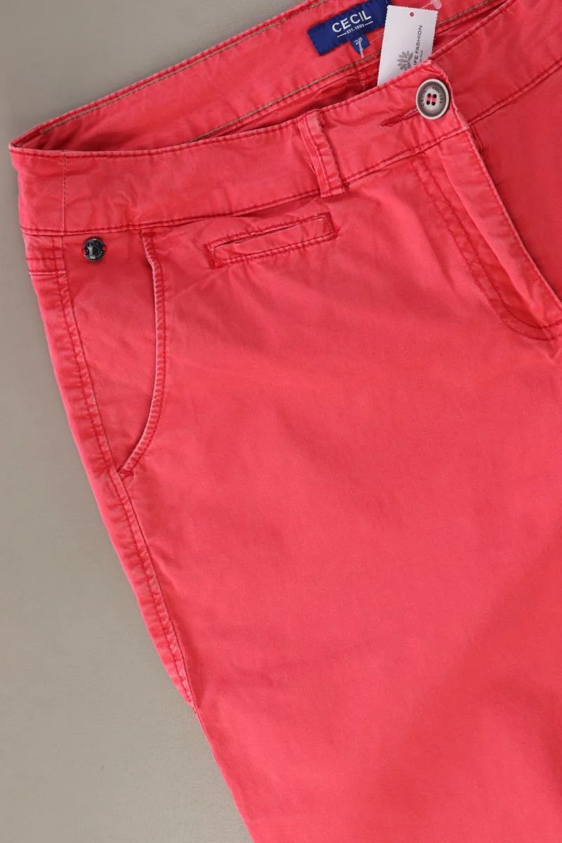 Cecil Hose Gr. W28 rot aus Baumwolle