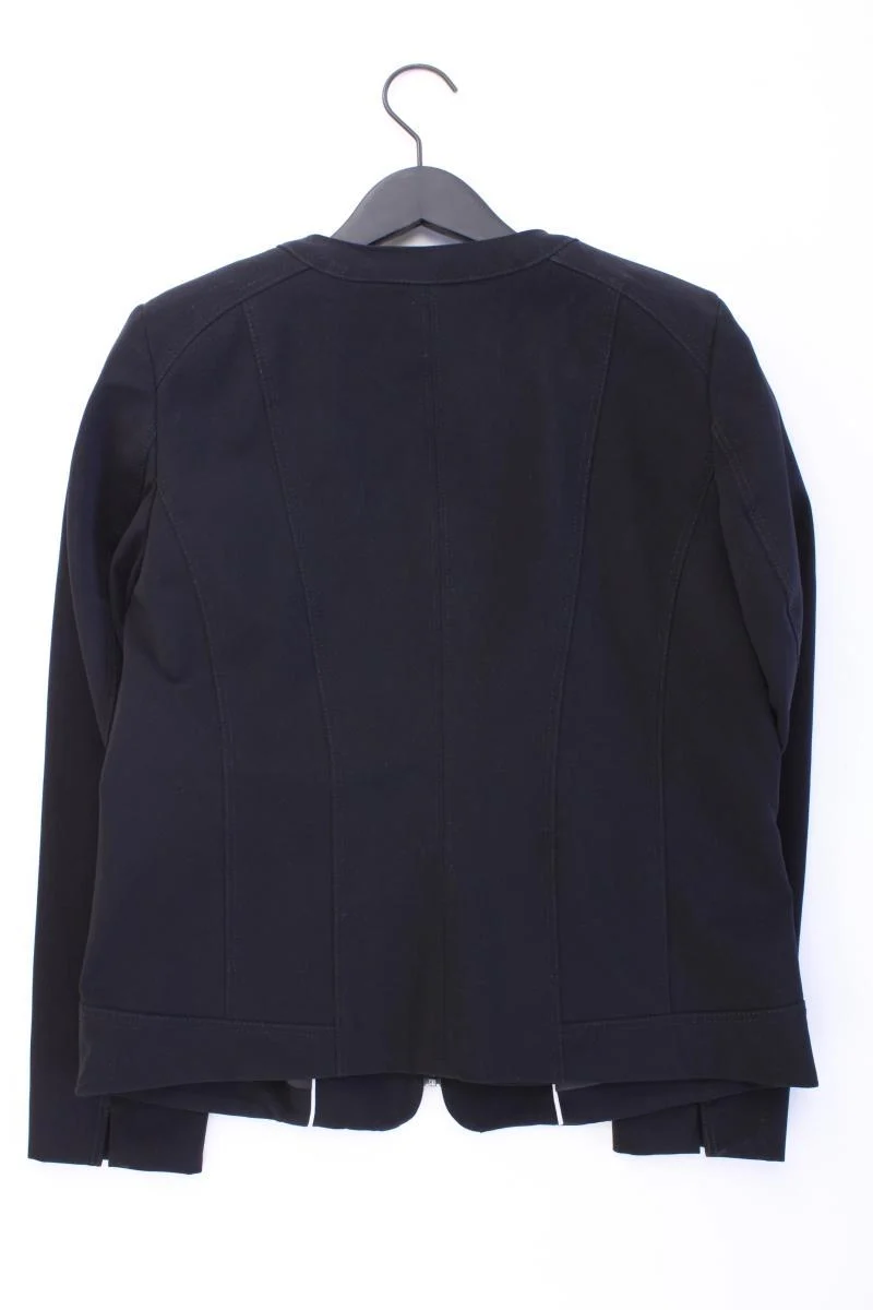 Lisa Tossa Regular Blazer Gr. 40 mit Glitzer schwarz aus Polyamid