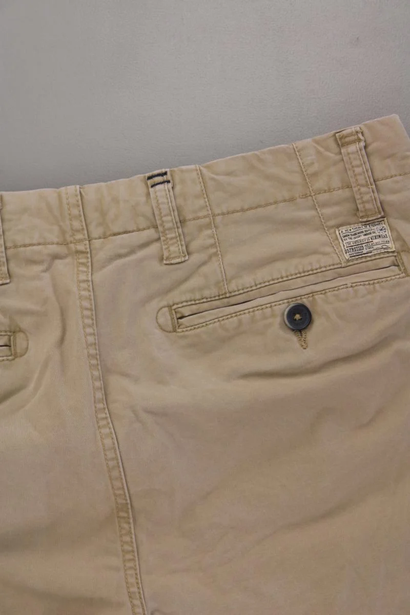 DSTREZZED Chinohose für Herren Gr. W34 creme aus Baumwolle