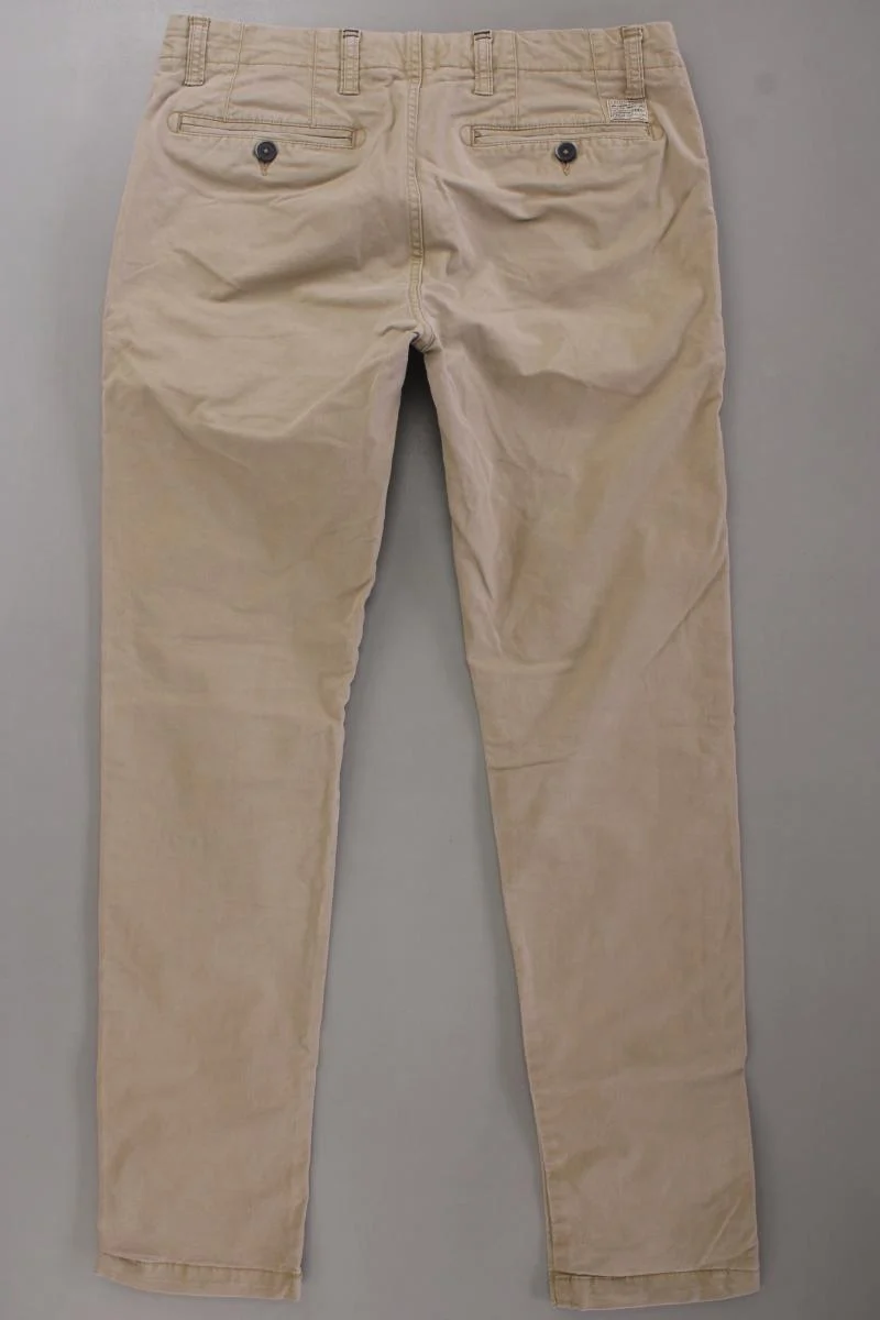 DSTREZZED Chinohose für Herren Gr. W34 creme aus Baumwolle