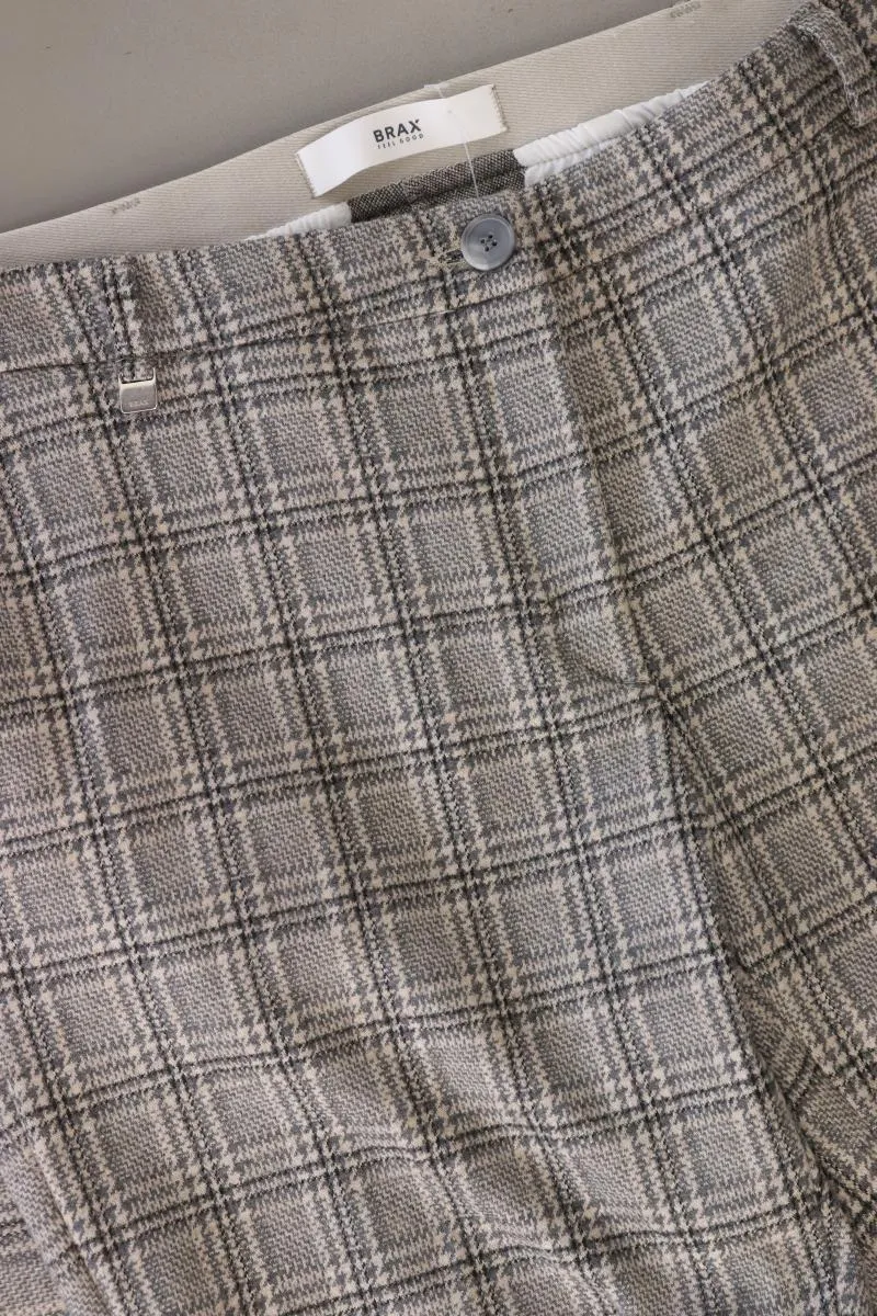 Brax Hose Gr. 40 kariert creme aus Polyester