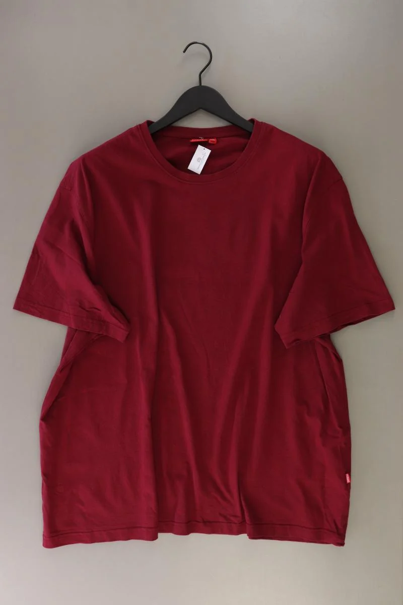 Engelbert + Strauss T-Shirt 4XL für Herren Gr. XXXL Kurzarm rot aus Baumwolle