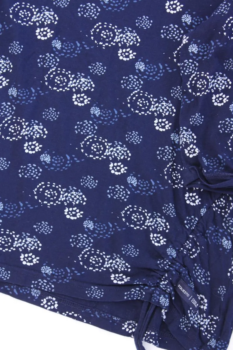 s'questo Printshirt Gr. 42 3/4 Ärmel blau aus Baumwolle