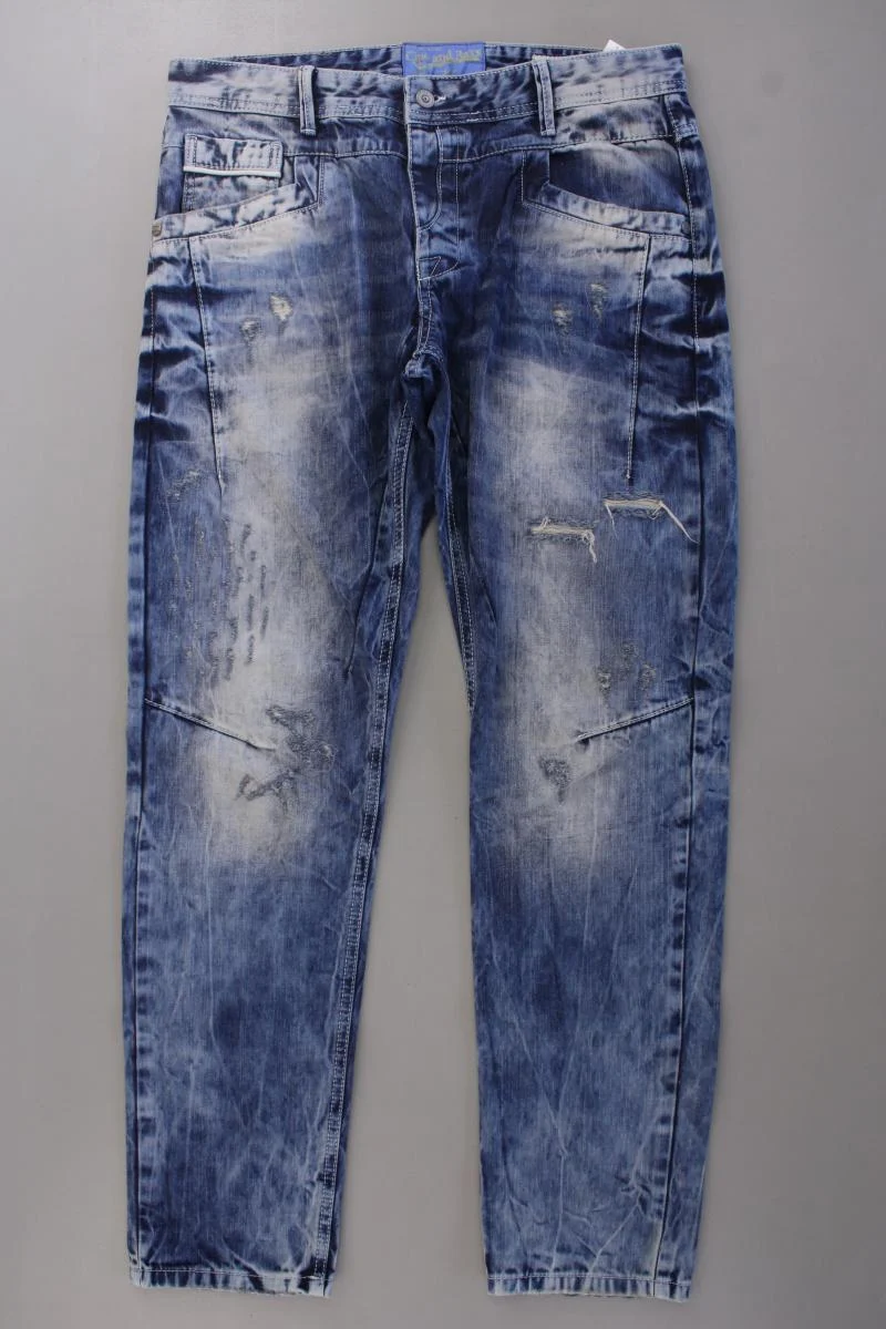 CIPO & BAXX Straight Jeans für Herren Gr. W32/L34 blau aus Baumwolle
