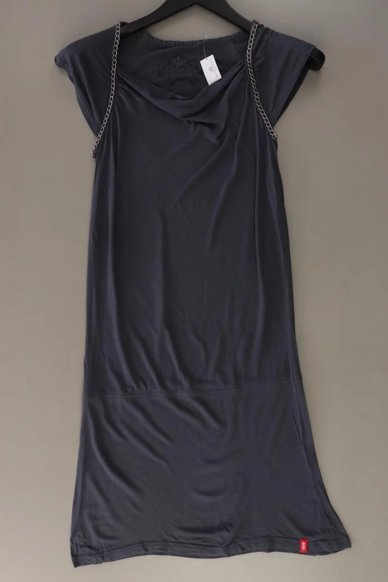 edc by Esprit Jerseykleid Gr. M Kurzarm grau