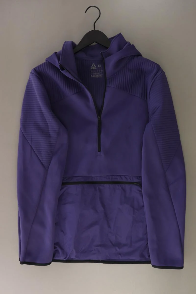 Reebok Hoodie für Herren Gr. XL lila aus Polyester