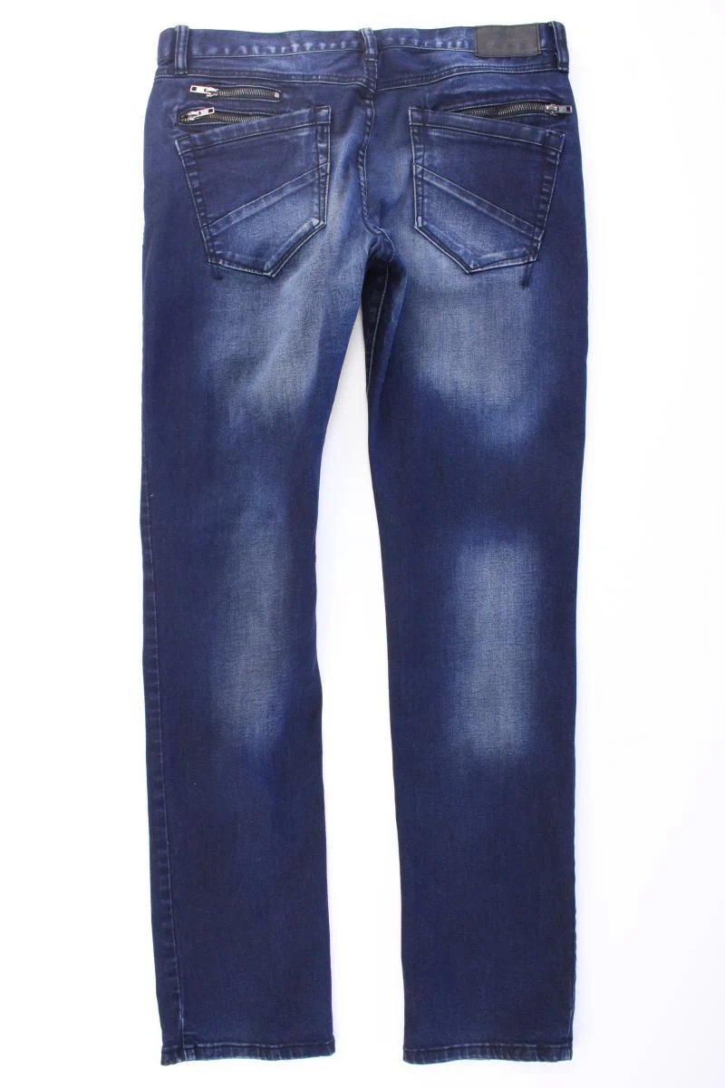 Bruno Banani Straight Jeans für Herren Gr. W32/L34 blau aus Baumwolle