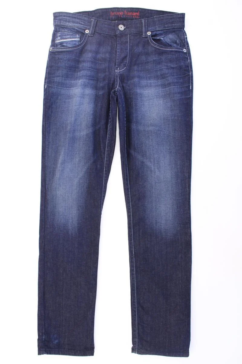 Bruno Banani Straight Jeans für Herren Gr. W32/L34 blau aus Baumwolle