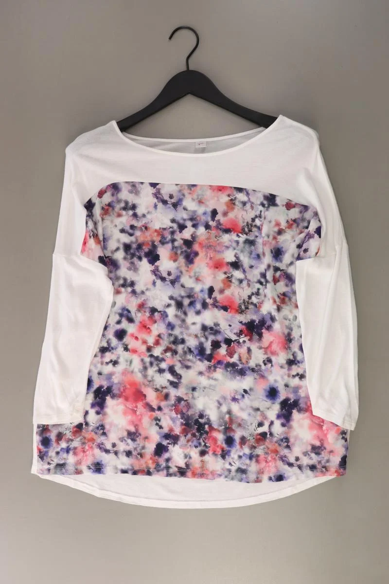 s.Oliver Printshirt Gr. 42 3/4 Ärmel weiß aus Polyester
