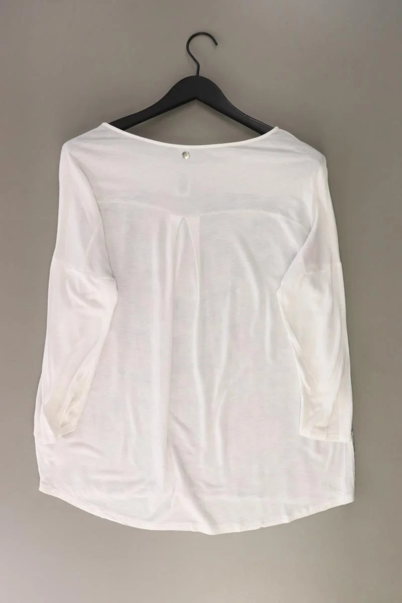s.Oliver Printshirt Gr. 42 3/4 Ärmel weiß aus Polyester