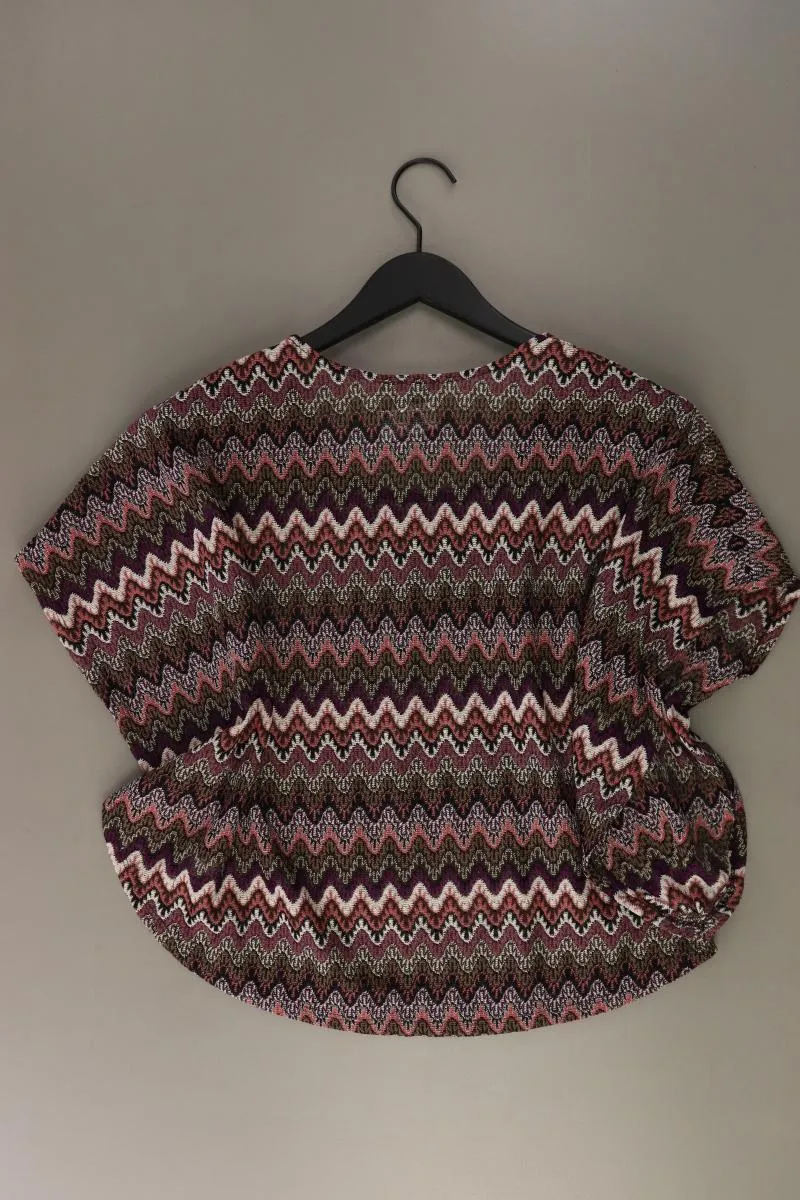 Charlotte Russe Häkelshirt Gr. S Kurzarm mehrfarbig aus Polyester